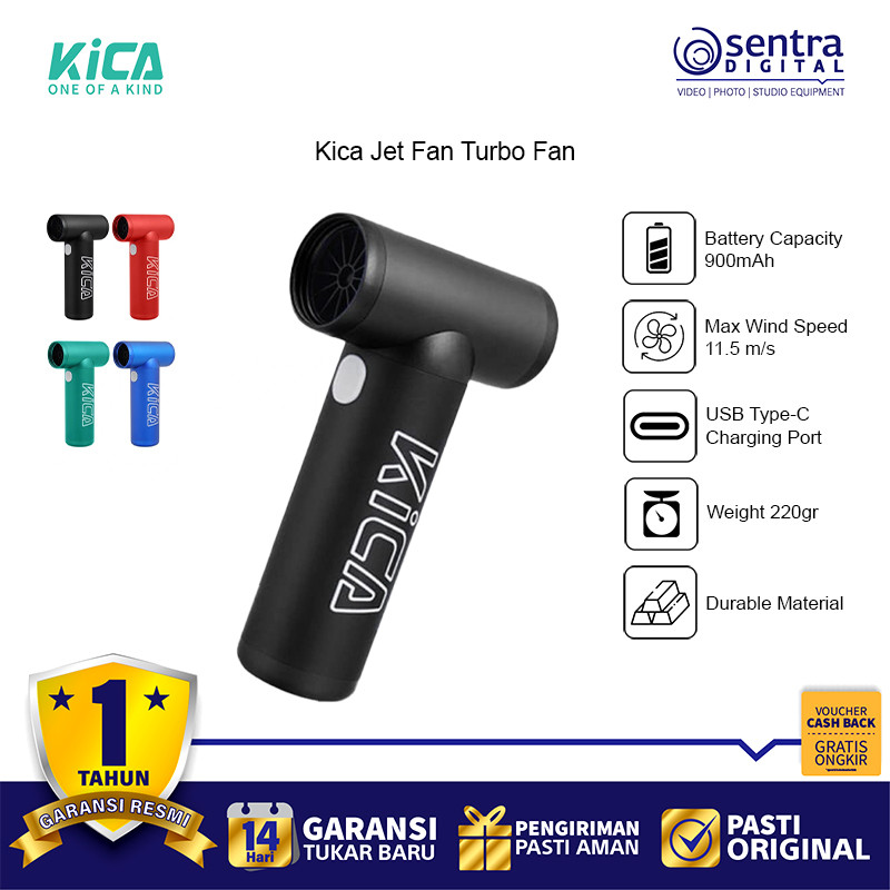 Jual Kica Jetfan Gen 1 Portable Jet Fan Mini Air Duster Kipas Angin ...