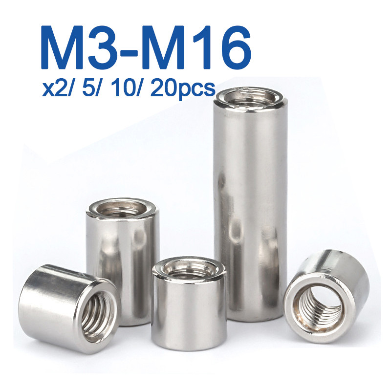 Jual M3 M4 M5 M6 M8 M10 ~M16 304 Stainless Steel Extension Thicken ...