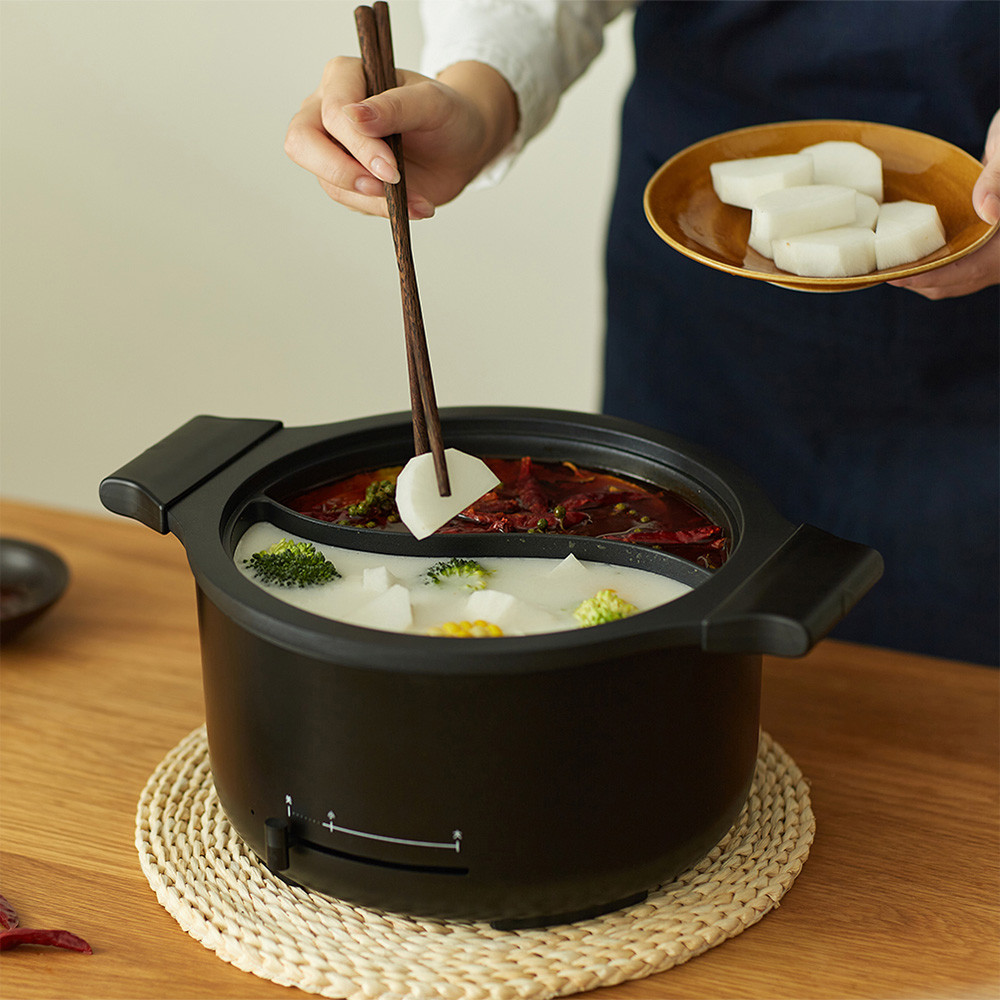Jual Kels 2.5 ltr Oscar Panci Hot Pot Elektrik 2 In1 - Hitam ...