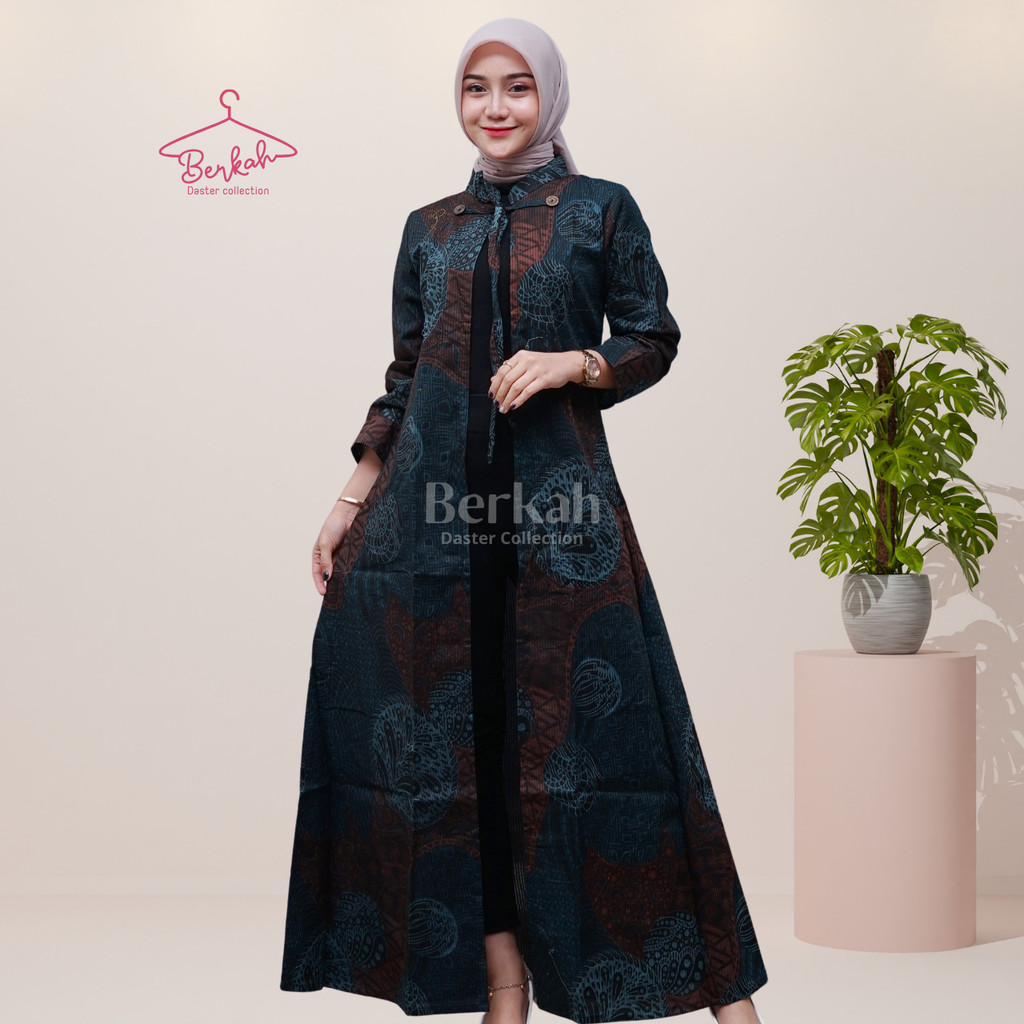 Outer Batik Long Cardigan Surya Teja Lapis