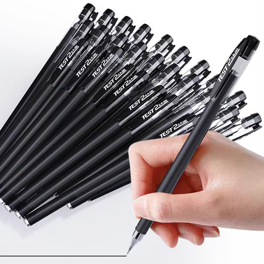 Jual 10-Pack of Black Needlepoint Ballpoint Pens for Students' Exams ...