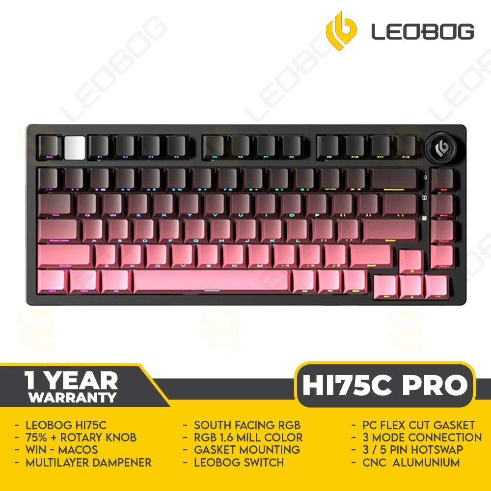Jual Leobog HI75C PRO Black Gradient Pink - Mechanical Keyboard 75% - 3 ...