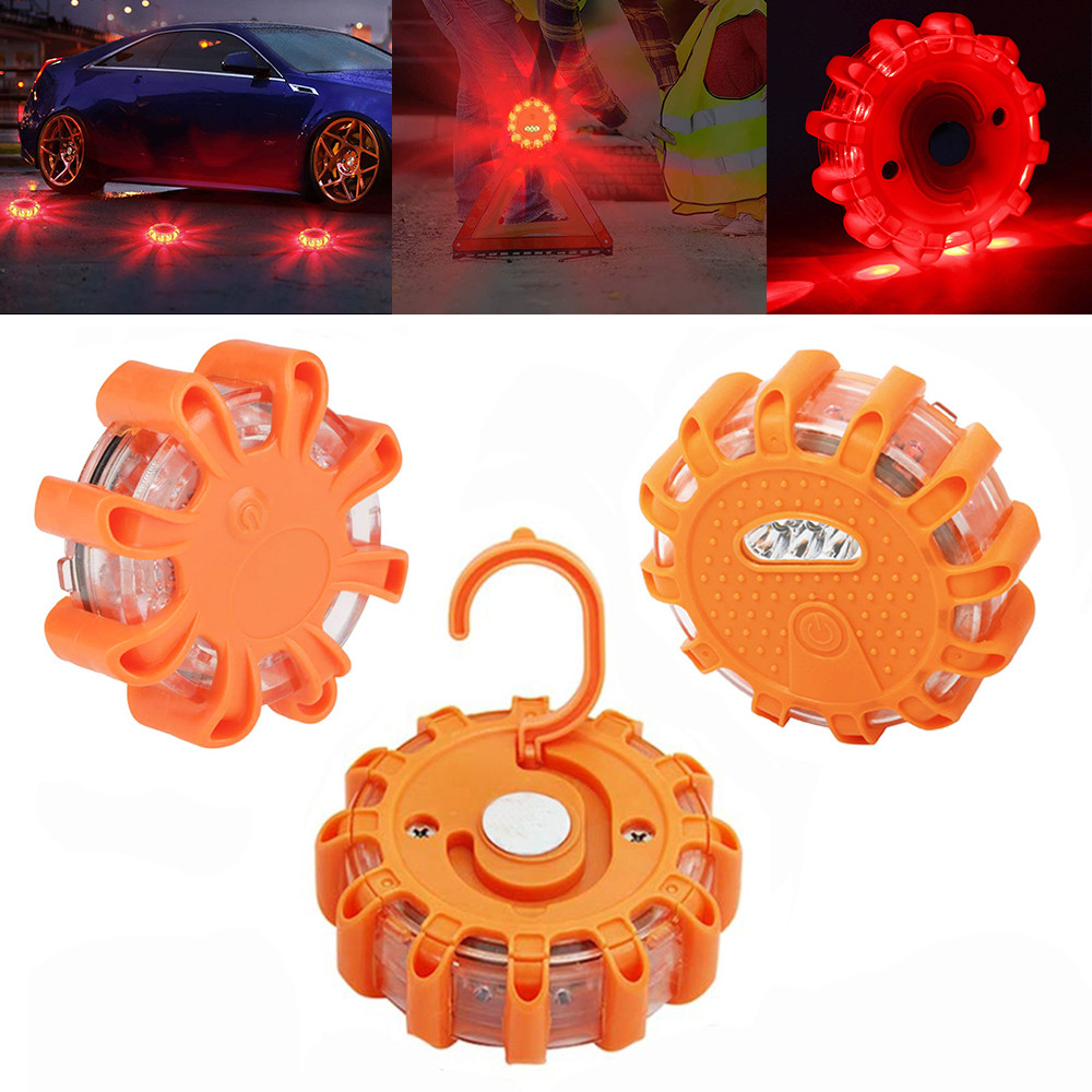 Jual 3pcs 6pcs Magnetic LED Strobe Warning Light Car Emergency Road ...