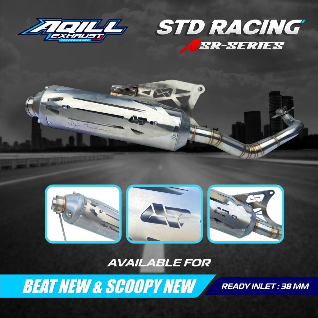 Jual Knalpot Standar Racing BEAT DELUXE / BEAT/Scoopy New tipe ASR ...