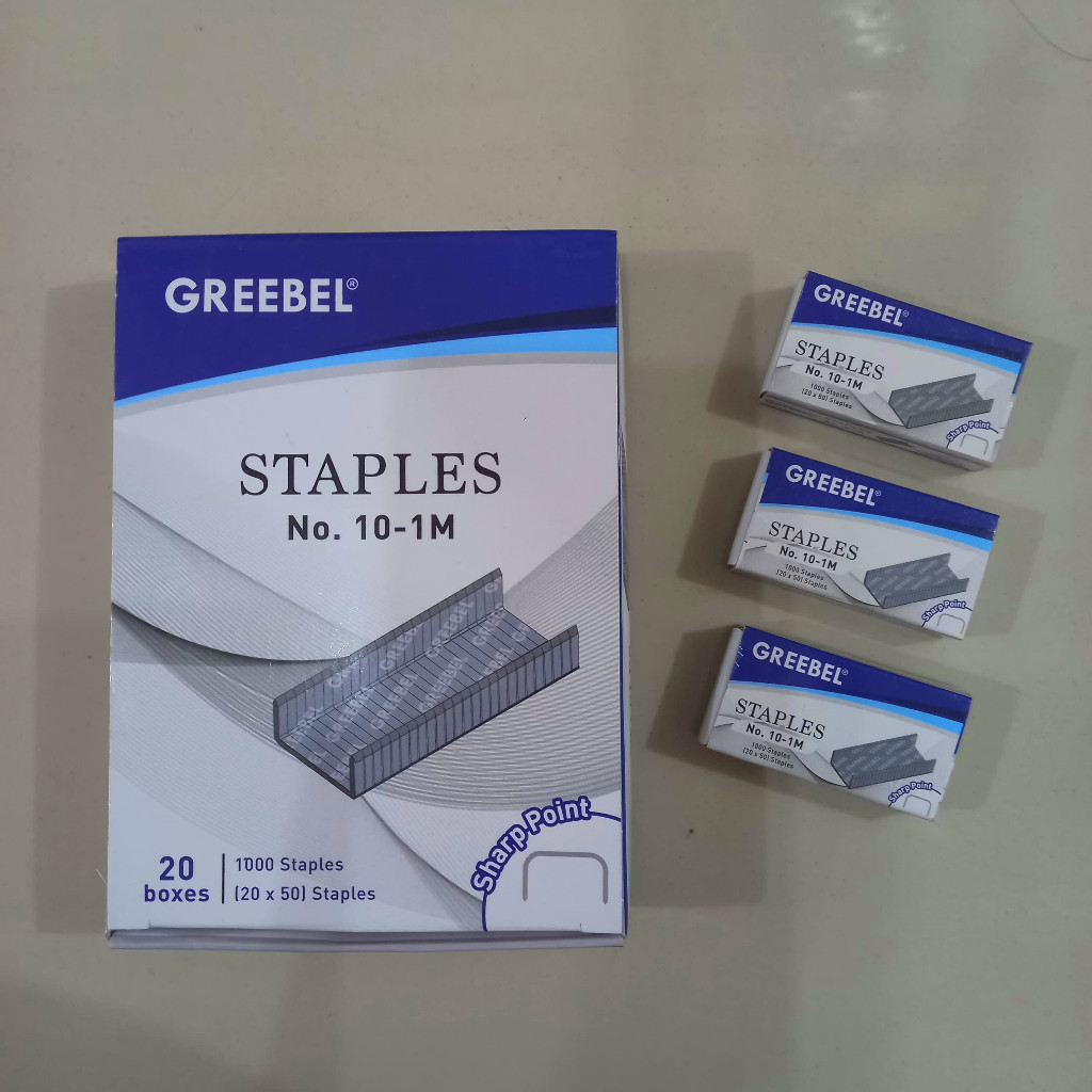 Jual Isi Staples Greebel No.10-1M ( Pak ) [ Original ] | Shopee Indonesia