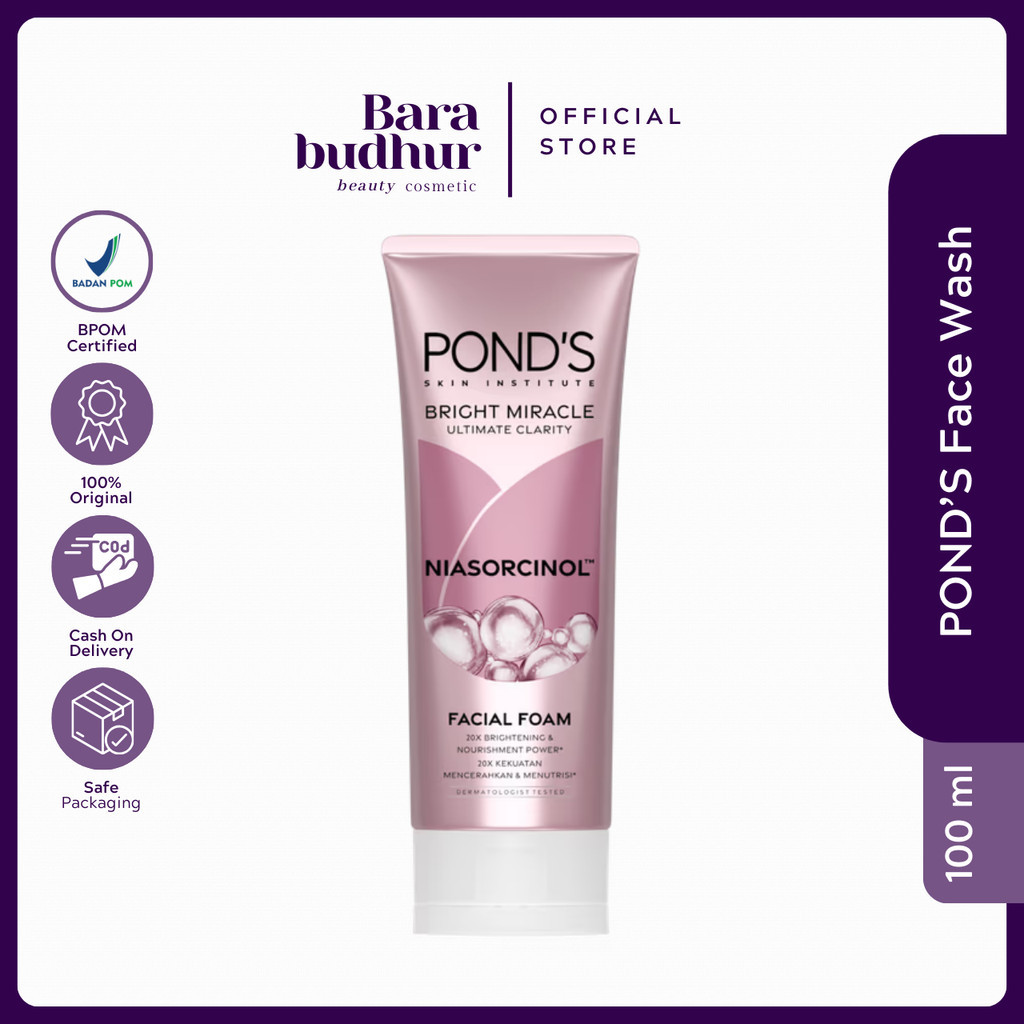 Jual Pond's Bright Miracle Ultimate Clarity Facial Foam Beauty Sabun ...