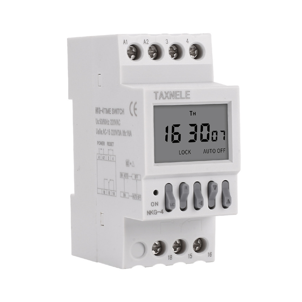 Jual Din Rail Timer Switch School Bell Controller Digital Weekly ...
