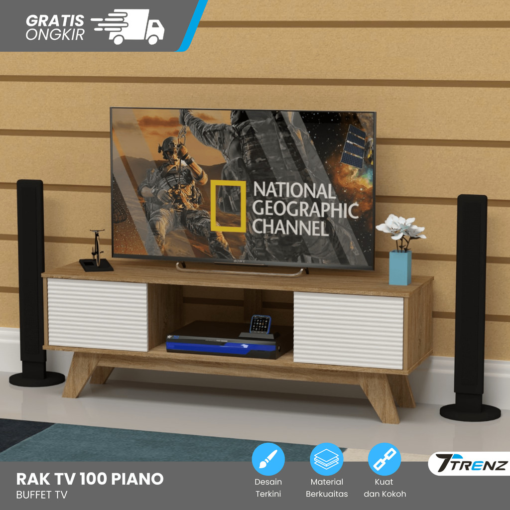 Jual Trenz Furniture - Rak TV Minimalis Modern Series 1200 Piano New ...