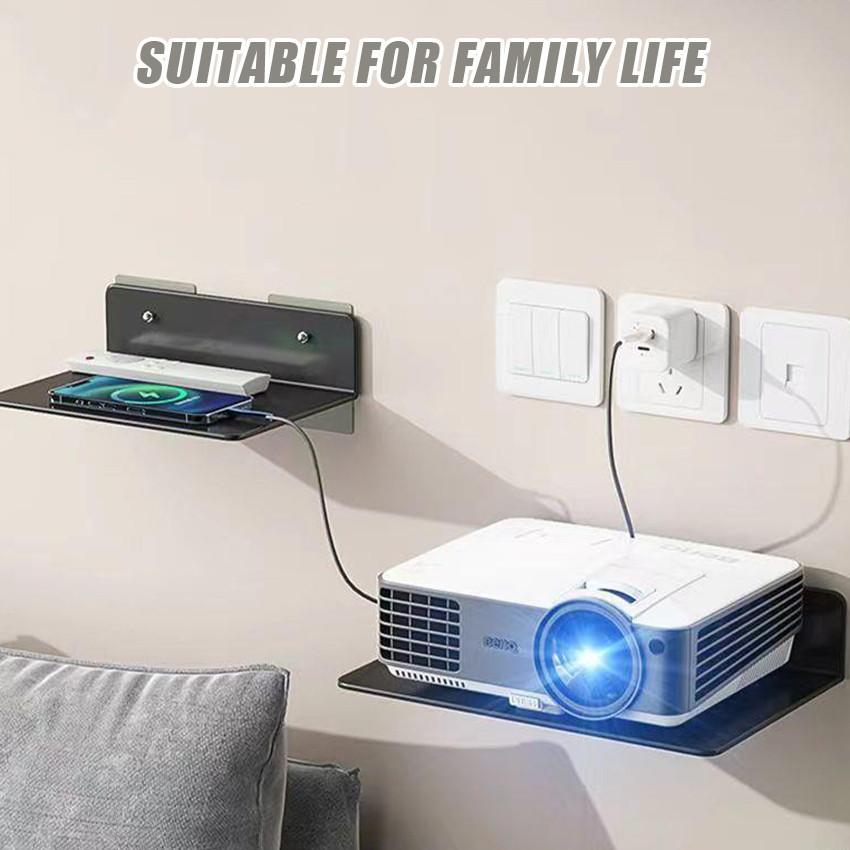 Jual Rak Gantung Tempel Dinding / Rak Modem Router Wifi STB / Rak ...