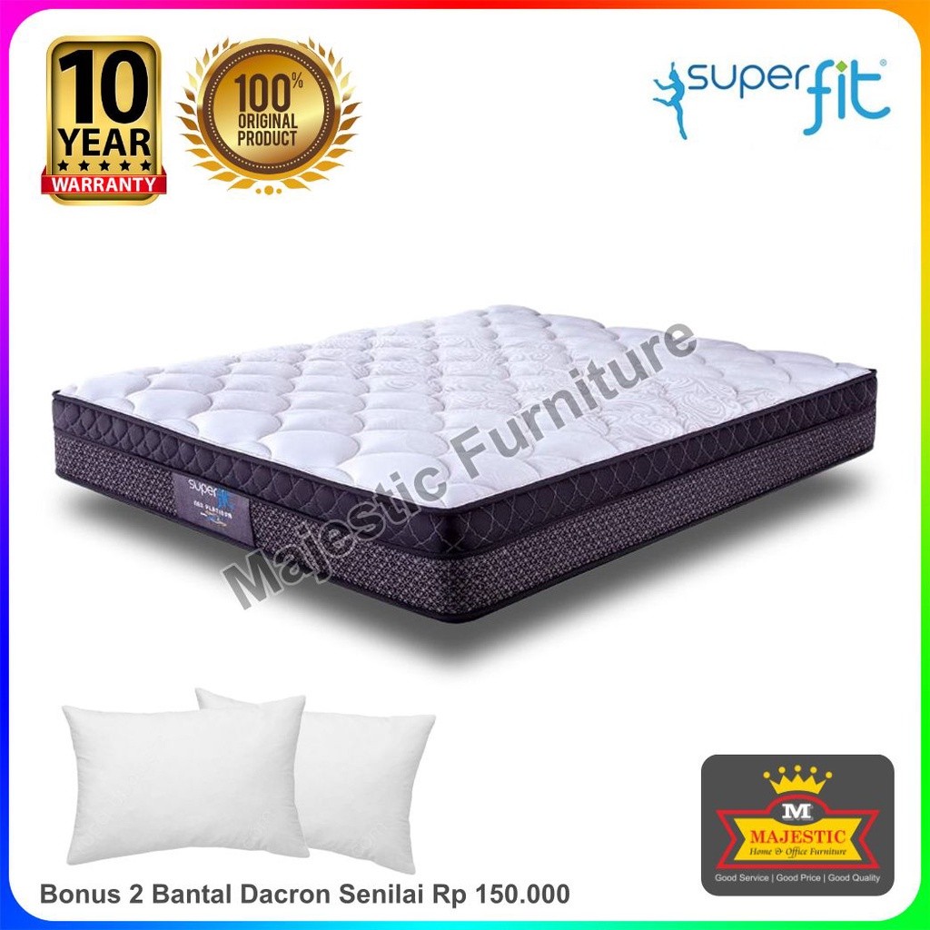 Jual Kasur Springbed Super fit Neo Platinum - 90/100/120/160/180/200 ...