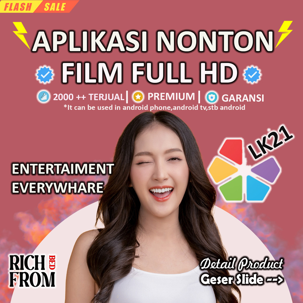 Jual Aplikasi Lk21 Nonton jutaan film full HD - Richfrombed | Shopee