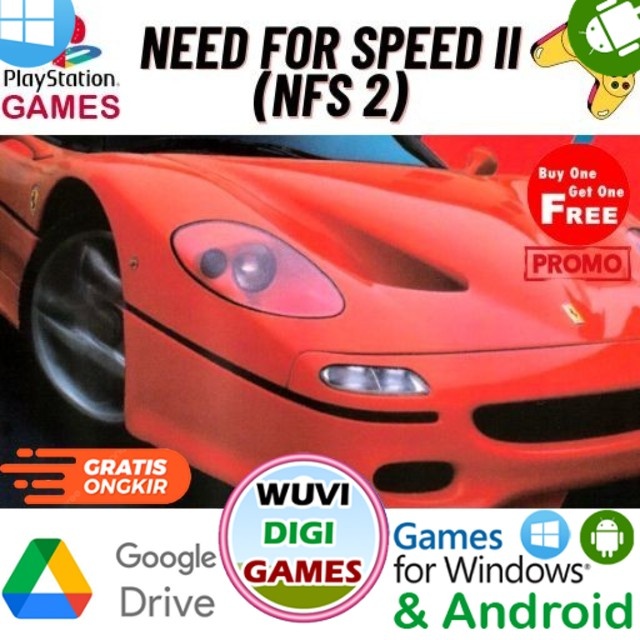 Jual Jual Game PC Need for Speed II (NFS 2) Emulator PS1 Bisa Main di