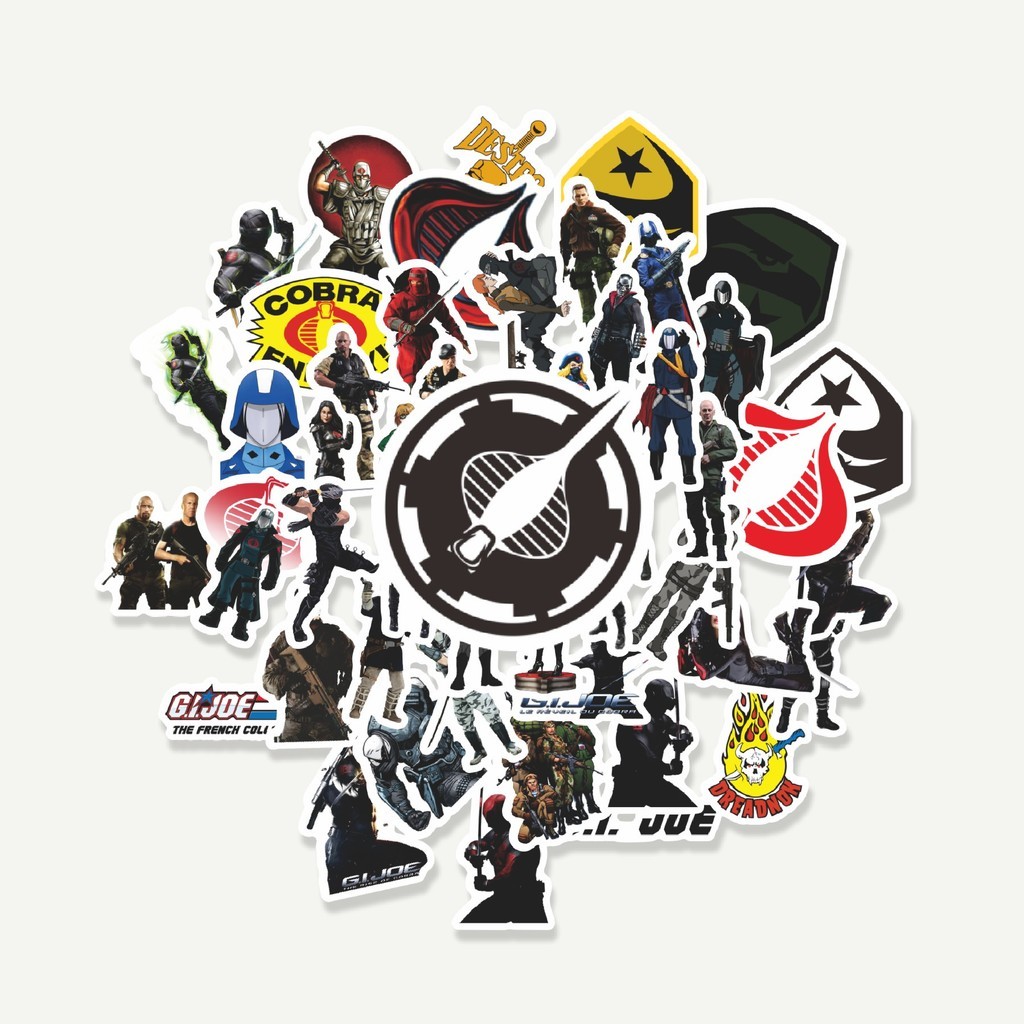 Jual Sticker Pack Sticker Kartun G.I. Joe: A Real American Hero Stiker ...