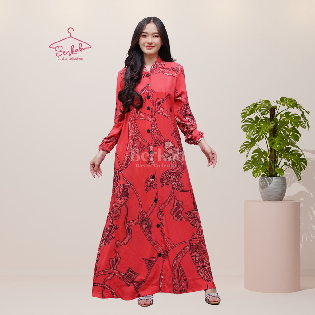 Gamis Batik Rayon Modern Pekalongan Surya Teja