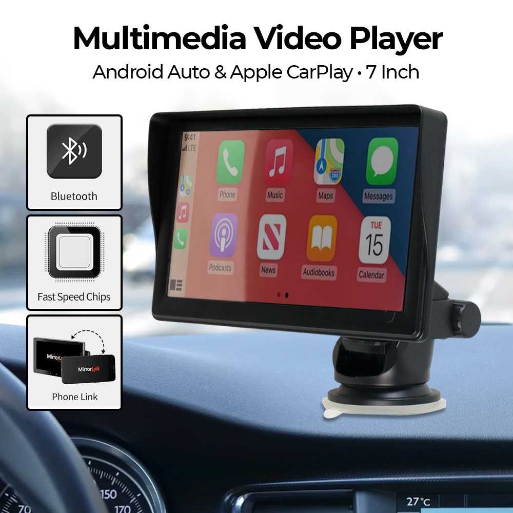 Jual Digap Multimedia Video Player Wireless Carplay Android Auto 7 Inch ...