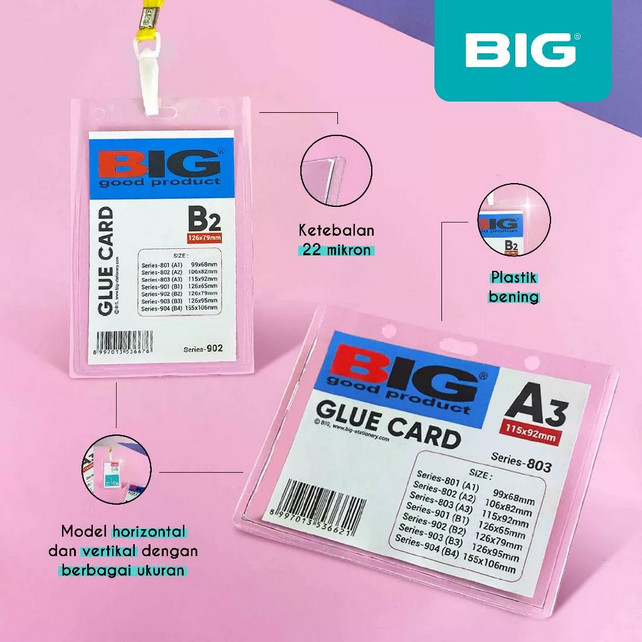Jual 20 Pcs BIG ID Card Mika Card Ukuran A1 A2 A3 B1 B2 B3 B4 / 1 PACK ...
