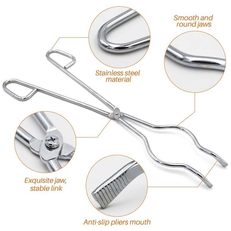 Jual Crucible Tongs 20/30/50cm Tang Krus Penjepit Krusible Serbaguna ...