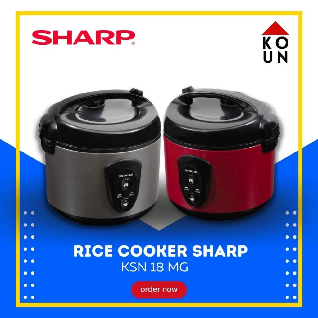 Jual [TERBARU!!] MAGIC COM SHARP KSN-18 (1,8 LITER) RICE COOKER ...