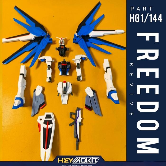 Jual HG 1/144 FREEDOM REVIVE GUNDAM NON BANDAI PART HEAD FACE VFIN V ...