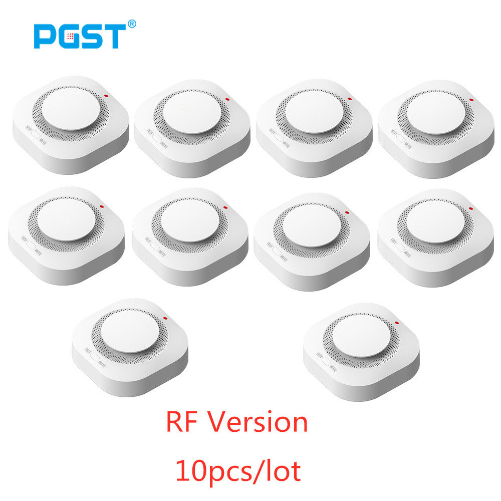Jual 433MHz Wireless Fire Protection Smoke alarm Detector Alarm Sensors ...