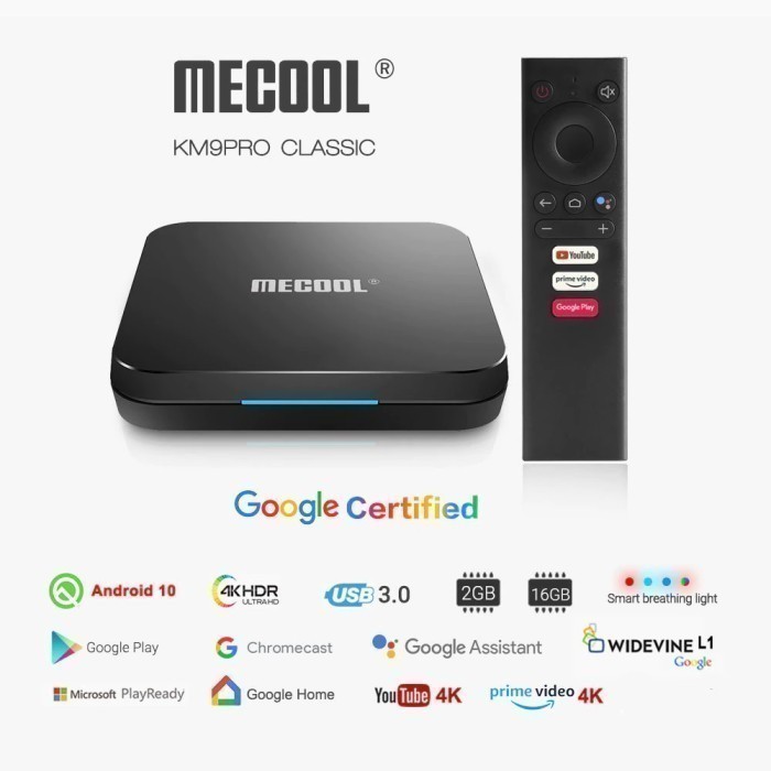 Jual MECOOL KM9 PRO CLASSIC - 4K Android TV Box - Google Certified ...