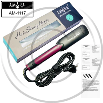 ( ) AMARA AM 1117 Ceramic Glide Plate Hair Straightener Catokan Rambut CO