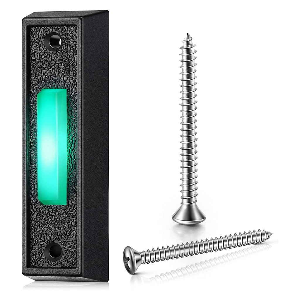 Jual 1PCS Wired Doorbell Button with LED Light, Replacement Of Doorbell ...