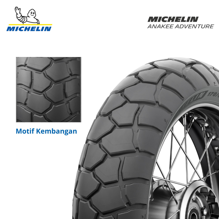 Jual Ban Motor Michelin Anakee Adventure 120-70 R17 Tubeless | Shopee ...