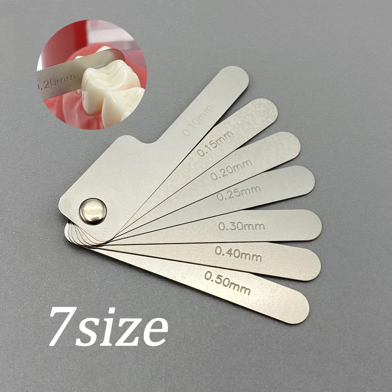 Jual Dental Stainless Steel Reciprocating IPR System Ruler Tooth Gap ...