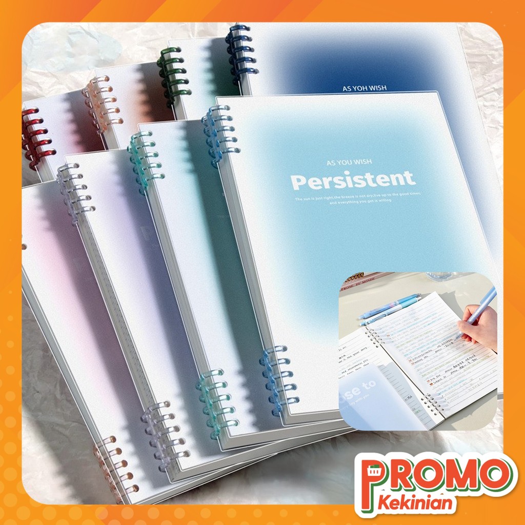 Jual Promo Kekinian - 6646 Buku Binder / Notebook Loose Leaf Lucu ...
