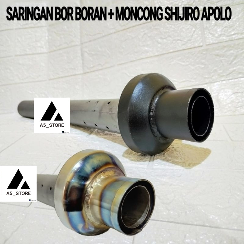Jual Saringan Knalpot SHIJIRO Bor Boran Tutup Moncong SHIJIRO APOLO ...