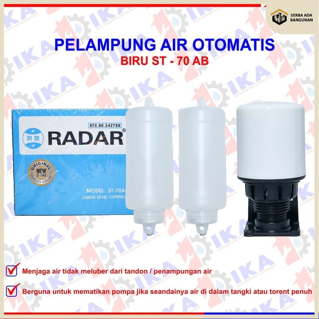 Jual SAB Radar ST-70AB Asli Hologram Pelampung Toren Tandon Level Air ...