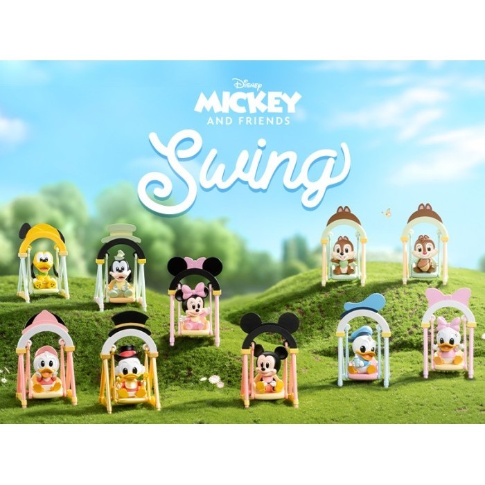 Jual Disney Swing Mickey Minnie Donald Pop Mart Open Box Figure Sealed ...