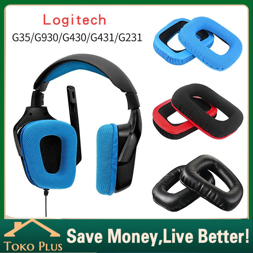 2Pcs Earpad Earcup Ear Cushion Logitech G35 G230 G231 G320 G321 G331 G332  G430 G431 F450 G930 Busa Foam