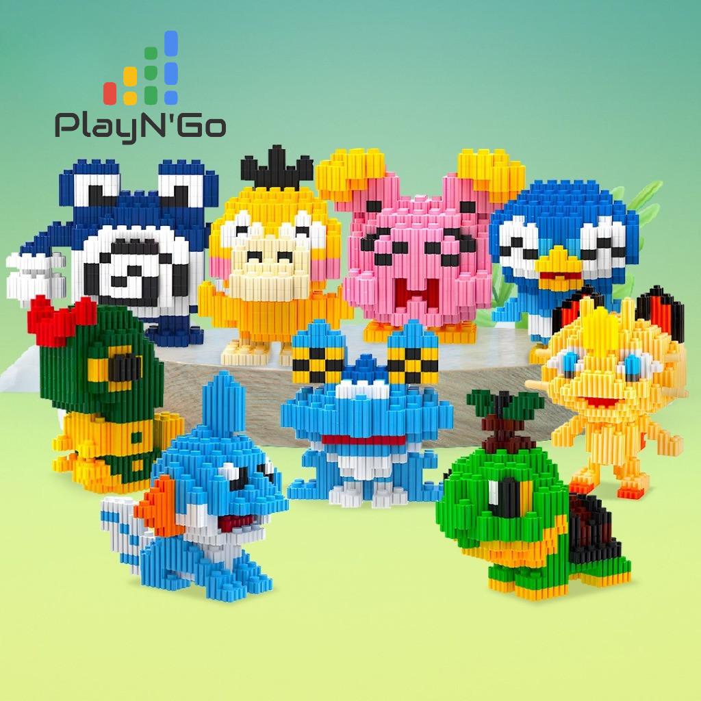 Jual Original Nano Blocks Bricks Pokemon Series Mini 3D Model, Mainan ...