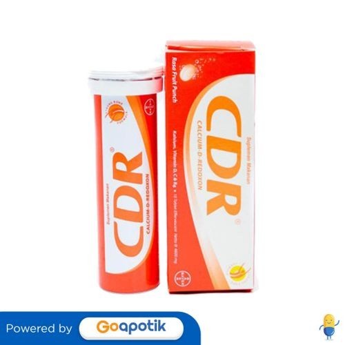 Jual Cdr Rasa Fruit Punch Tube 10 Tablet Effervescent | Shopee Indonesia