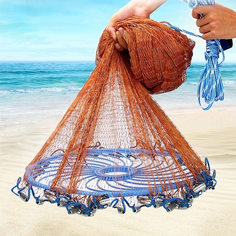 Jual Jala Lempar Ikan Udang Jaring Pancing Ikan Lempar Nilon 3 Model ...
