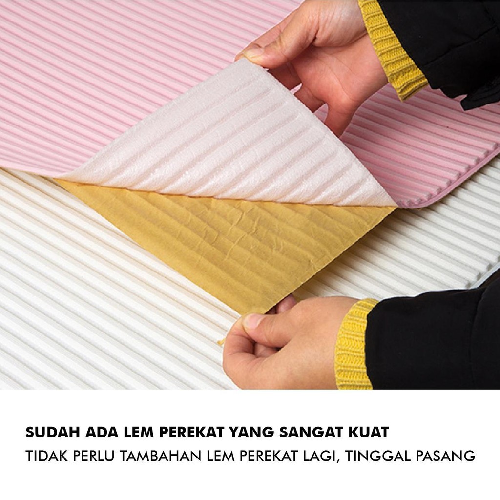 Jual Paus Biru - Wallpaper Sticker Dinding Foam Motif 3D Dekorasi Kamar ...