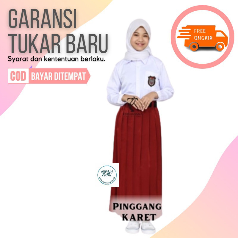 Jual SERAGAM SEKOLAH ROK PANJANG MODEL PLISKIT UNTUK SMP DAN SMA ...