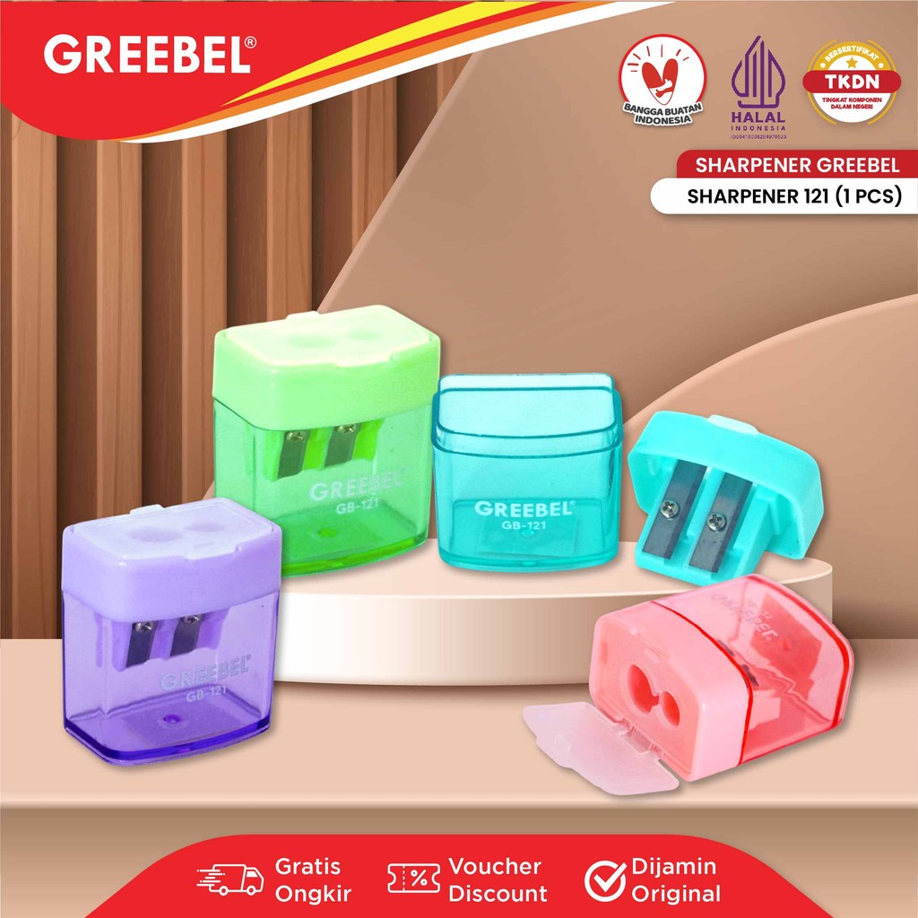 Jual GREEBEL Rautan Pensil / Serutan Pensil Kayu / Sharpener 121 (PCS ...