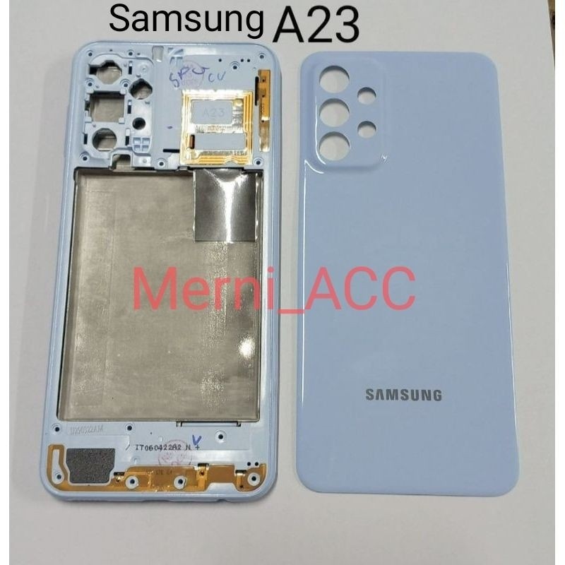 Jual Cessing hausing Fullset Samsung A23 Backdor Backcover + tulang ...