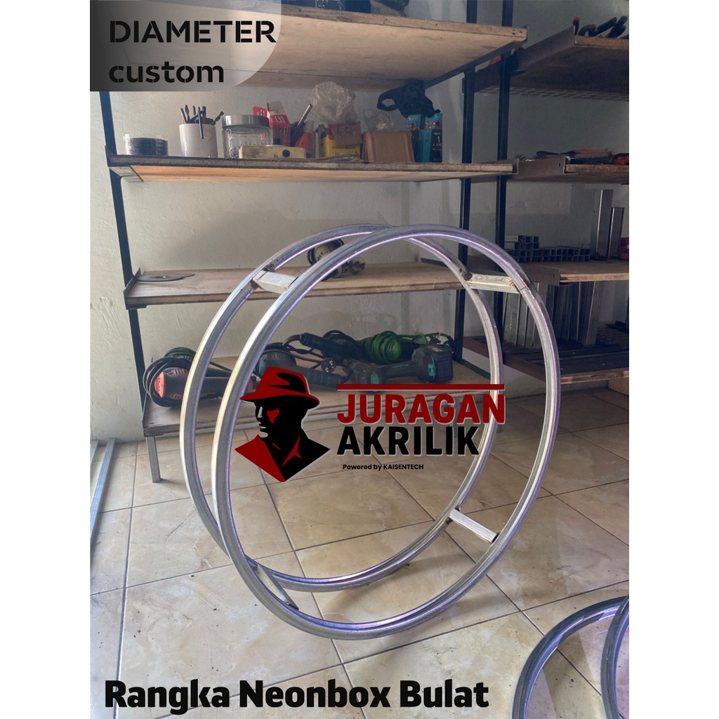 Jual Rangka Neon Box Bulat ( D40-D60CM) | Shopee Indonesia