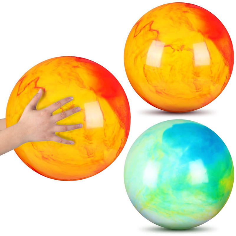 Jual Marbleized Bouncy Balls 12Inch Inflatable Sensory Toys For Kids ...