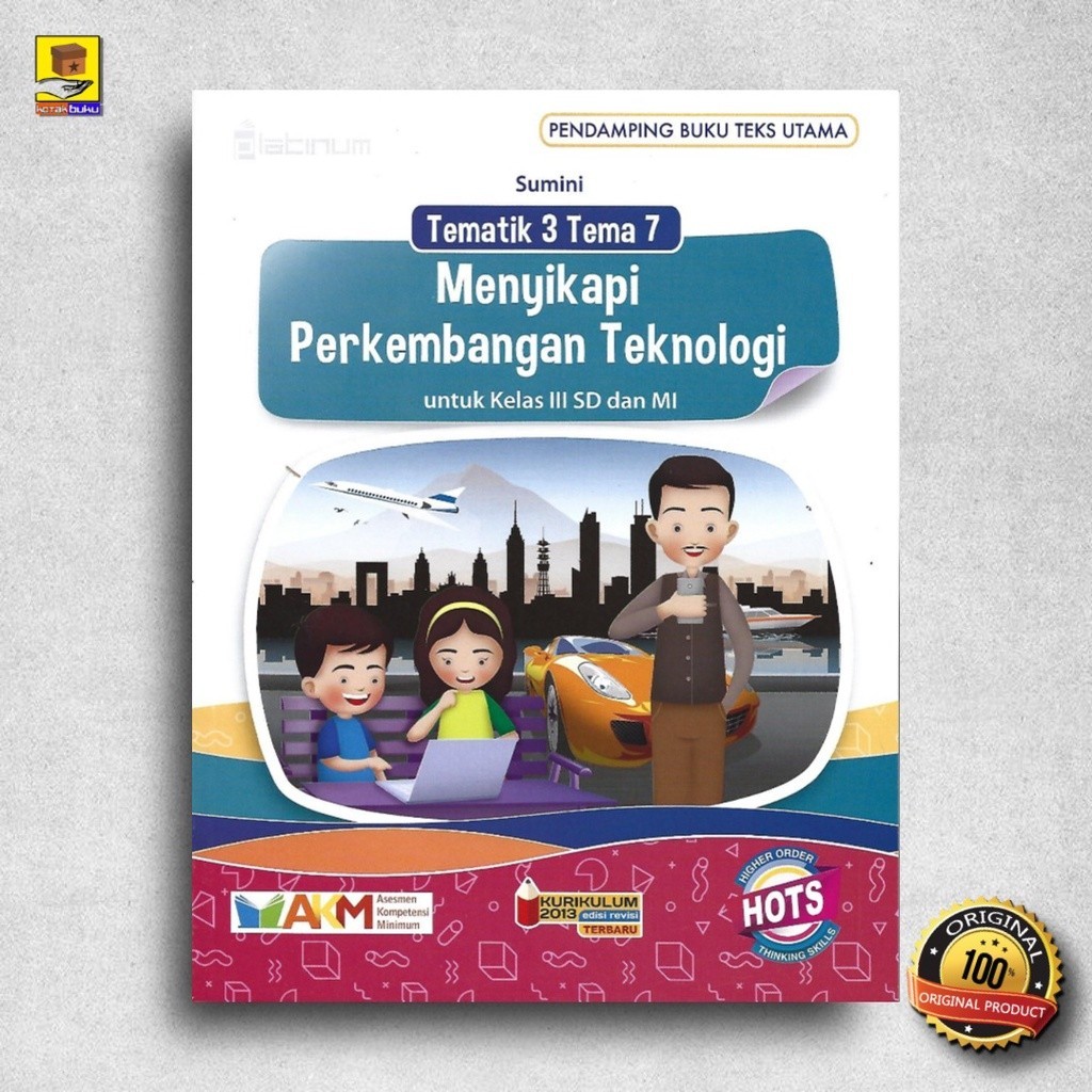 Jual BUKU TEMATIK SD KELAS 3 TEMA 1 2 3 4 5 6 7 8 AKM - HOTS PLATINUM ...
