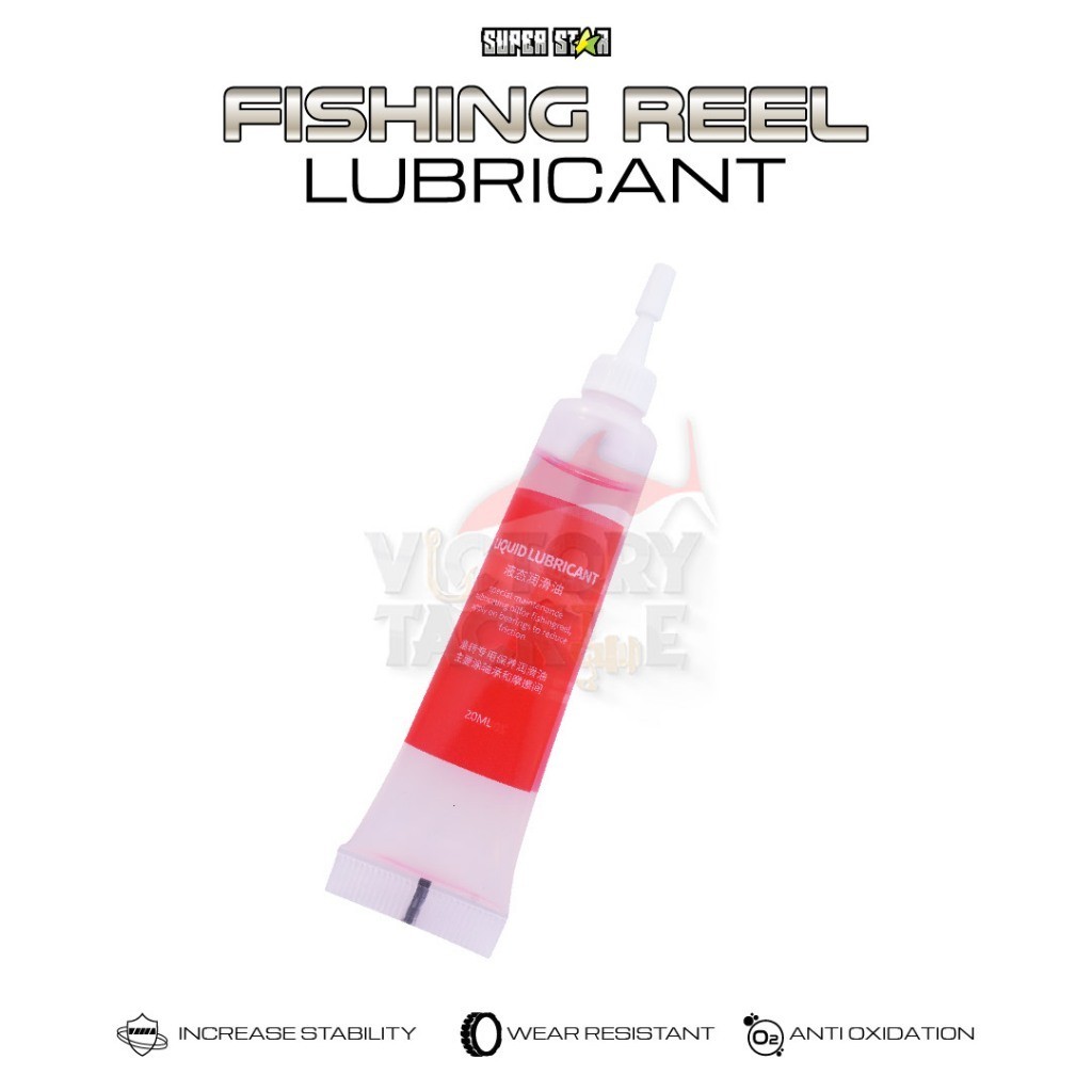 Jual SUPERSTAR FISHING REEL LUBRICANT SET OIL BEARING OIL & GEAR GREASE ...