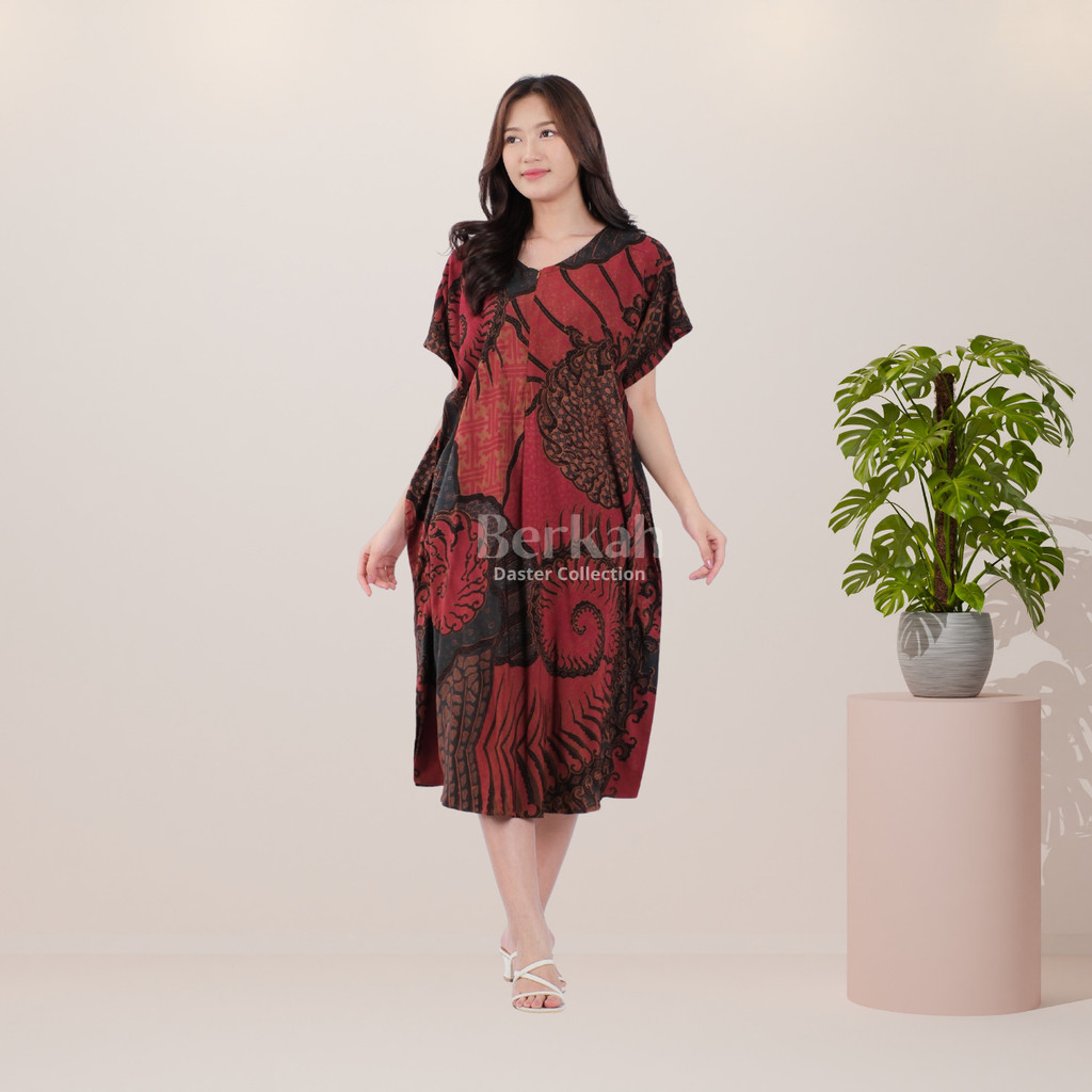 Daster Lowo Batik Rayon Resleting Surya Teja 3