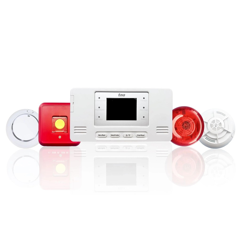 Jual Tna Wireless Fire Alarm Control System Wireless Smoke Detector ...