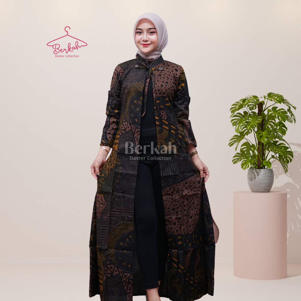 Outer Batik Long Cardigan Surya Teja Lapis