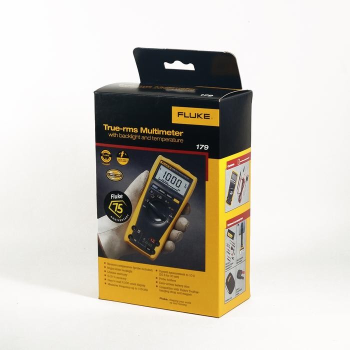 Jual FLUKE 179 True-RMS Digital Multimeter with Backlight & Temperature ...