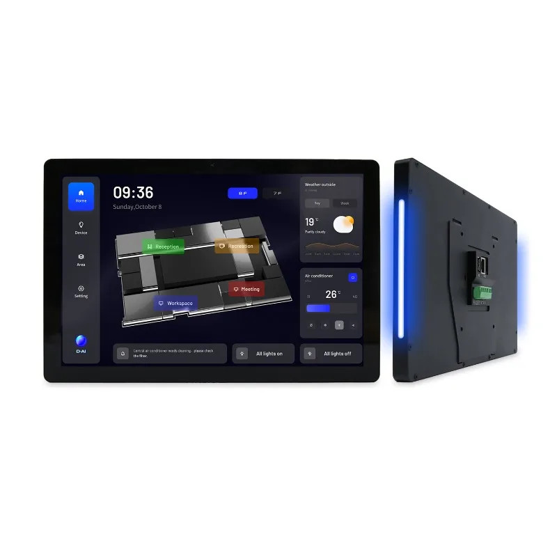 Jual 10.1 inch Smart Home Panel Embedded Android POE Tablet with LED ...